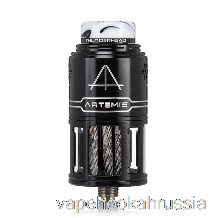 Vape Juice Thunderhead Creations Artemis V2 верхняя намотка 25 мм Rdta черный и серебристый